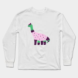 Cartoon Brachiosaurus Long Sleeve T-Shirt